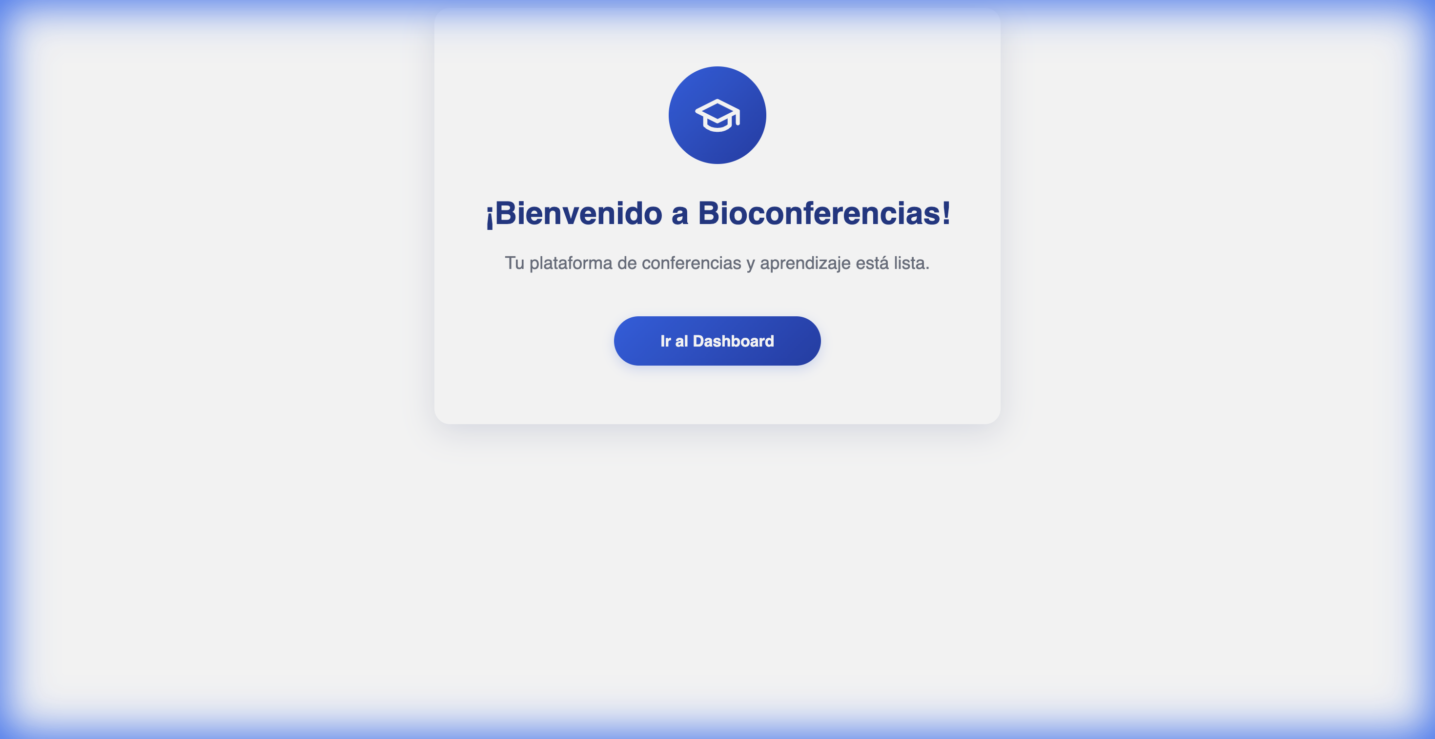 BioConferencias Control